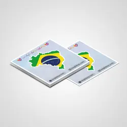 استیکر پرچم برزیل 03 | Brazil sticker 03