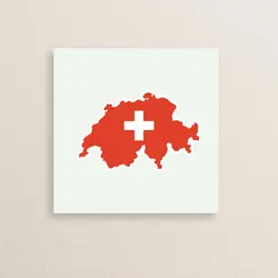 استیکر پرچم سوئیس 05 | Switzerland sticker 05