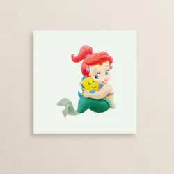 استیکر پرنسس های دیزنی پری دریایی 02 | Disney Princess Mermaid sticker 02