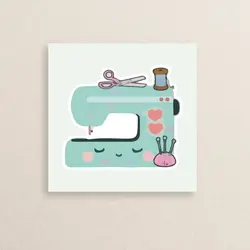 استیکر خیاطی و طراحی لباس 22 | Tailoring sticker 22