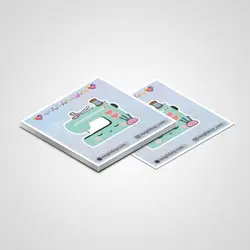 استیکر خیاطی و طراحی لباس 22 | Tailoring sticker 22