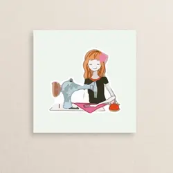 استیکر خیاطی و طراحی لباس 23 | Tailoring sticker 23