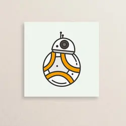 استیکر ربات جنگ ستارگان 02 |  The StarWars robot sticker 02