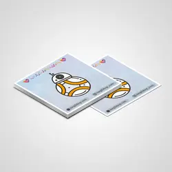استیکر ربات جنگ ستارگان 02 |  The StarWars robot sticker 02