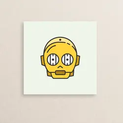 استیکر ربات جنگ ستارگان 04 | The StarWars robot sticker 04