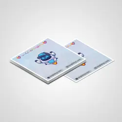 استیکر ربات گوگولی 02 | The cute robot sticker 02