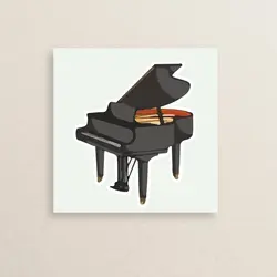 استیکر ساز موسیقی پیانو 04 | Piano Instrument sticker 04