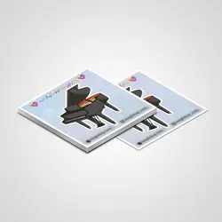 استیکر ساز موسیقی پیانو 04 | Piano Instrument sticker 04