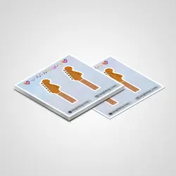 استیکر ساز موسیقی گیتار 08 | Guitar Instrument sticker 08