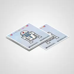 استیکر ربات جنگ ستارگان 01 |  The StarWars robot sticker 01