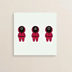 استیکر سریال بازی مرکب 10 | Squid game sticker 10