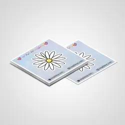 استیکر طبیعت گل بابونه 06 | The Flower Nature sticker 06