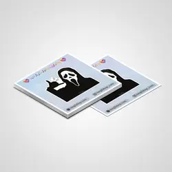 استیکر فیلم ترسناک جیغ 01 | 01 Scream Horror sticker
