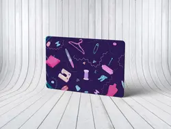 استیکر کارت بانکی | عابر بانک مدل خیاطی و نخ و سوزن 52 | card sticker 52