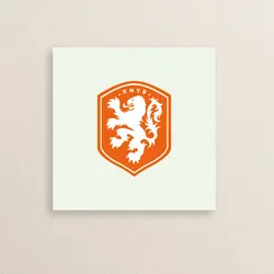 استیکر لوگوی تیم فوتبال ملی فوتبال هلند 01 | 01 Netherlands national football team logo sticker