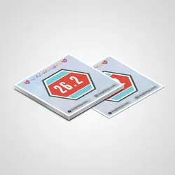 استیکر ورزشی دو ماراتن 01 | 01 Marathon sticker