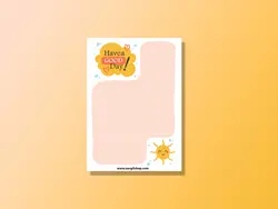 برگه های یادداشت مدل روز خوبی داشته باشی! 05 | Have a good day Note Paper 05