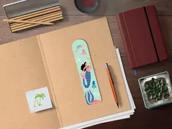 بوک مارک | نشانگر کتاب مدل پری دریایی 21 | Mermaid Bookmark 21