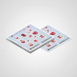 پک استیکر عاشقانه  07 | Love Sticker pack 07