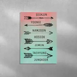 پوستر بی تی اس 09 | BTS Poster 09