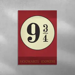 پوستر فیلم هری پاتر ایستگاه قطار هاگوارتز 01 | Harry potter Hogwarts station Poster  01