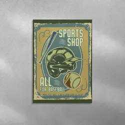 پوستر ورزشی بیسبال 01 | Baseball Poster 01