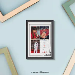 تابلو عاشقانه با تقویم 07 | Romantic Frame and Calendar code 07