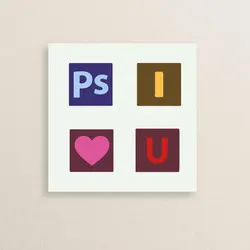 میکرو استیکر کامپیوتر فتوشاپ 02 | Photoshop sticker 02