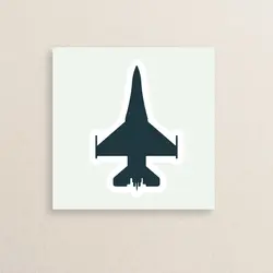 استیکر هوانوردی هواپیما جنگنده 03 | airplane aviation sticker 03
