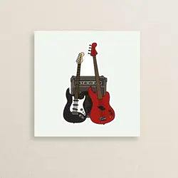 استیکر موسیقی گیتار 13 | Music Guitar Sticker 13