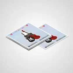 استیکر موسیقی گیتار 13 | Music Guitar Sticker 13