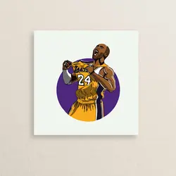 استیکر بسکتبال کوبی برایانت 07 | 07 Kobe Bryant sticker