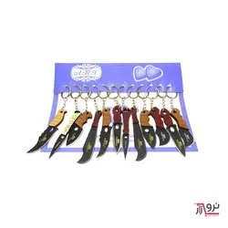 جاکلیدی انواع چاقو مشکی بزرگ دسته چوبی کلمبیا