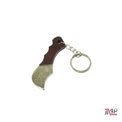 جاکلیدی چاقو زنجان دسته چوبی بزرگ