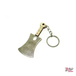 جاکلیدی چاقو ساطوری دولبه بزرگ دسته چوبی