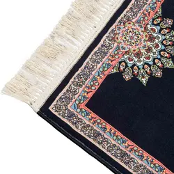 فرش ماشینی سجاده – کد ۱۰۰۸۰1 – مشکی – ۷۰×۱۰۰