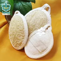 پد لایه بردار صورت یک طرف لوفا طرح بیضی