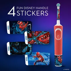مسواک برقی اورال بی مدل (Oral-B Vitality 100 Kids (spiderman