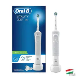 مسواک برقی اورال بی ویتالیتی مدل vitality 100 (cross action) سفید