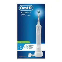 مسواک برقی اورال بی ویتالیتی مدل vitality 100 (cross action) سفید