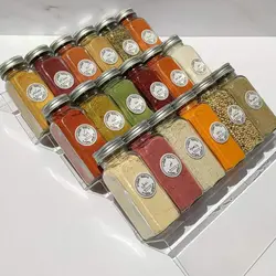 استند نظم دهنده ادویه شفاف