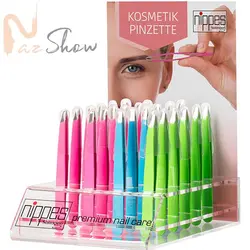 موچین سر صاف دست ساز حرفه ای نیپس ( نیپز ) NIPPES  رنگ آبی