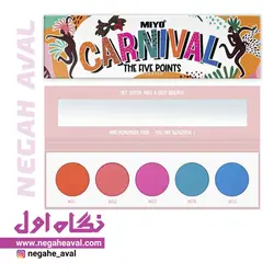 پالت سایه چشم 5 عددی CARNIVAL میو شماره 06