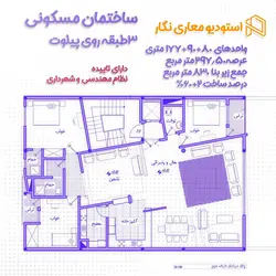 صدف – مسکونی ۳ طبقه روی پیلوت