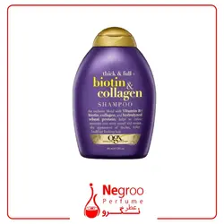 شامپو بیوتین و کلاژن ضد ریزش و ضخیم کننده مو او جی ایکس (OGX)