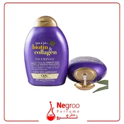 شامپو بیوتین و کلاژن ضد ریزش و ضخیم کننده مو او جی ایکس (OGX)