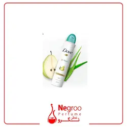 اسپری ضد تعریق زنانه داو Go Fresh رایحه گلابی و آلوئه ورا
