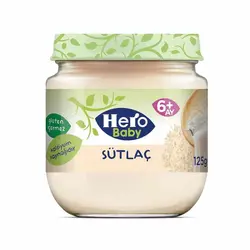 پوره ارگانیک شیربرنج هرو بیبی – 125 گرم Hero Baby sutlac puresi