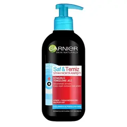 ژل شستشوی صورت زغال گارنیه حجم ۲۰۰ میل مناسب انواع پوست