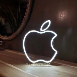 تابلو نئون طرح اپل